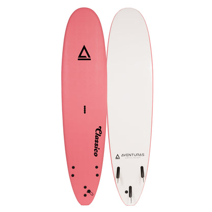8'0" Classico Series Foam Longboard, Bubblegum Alley