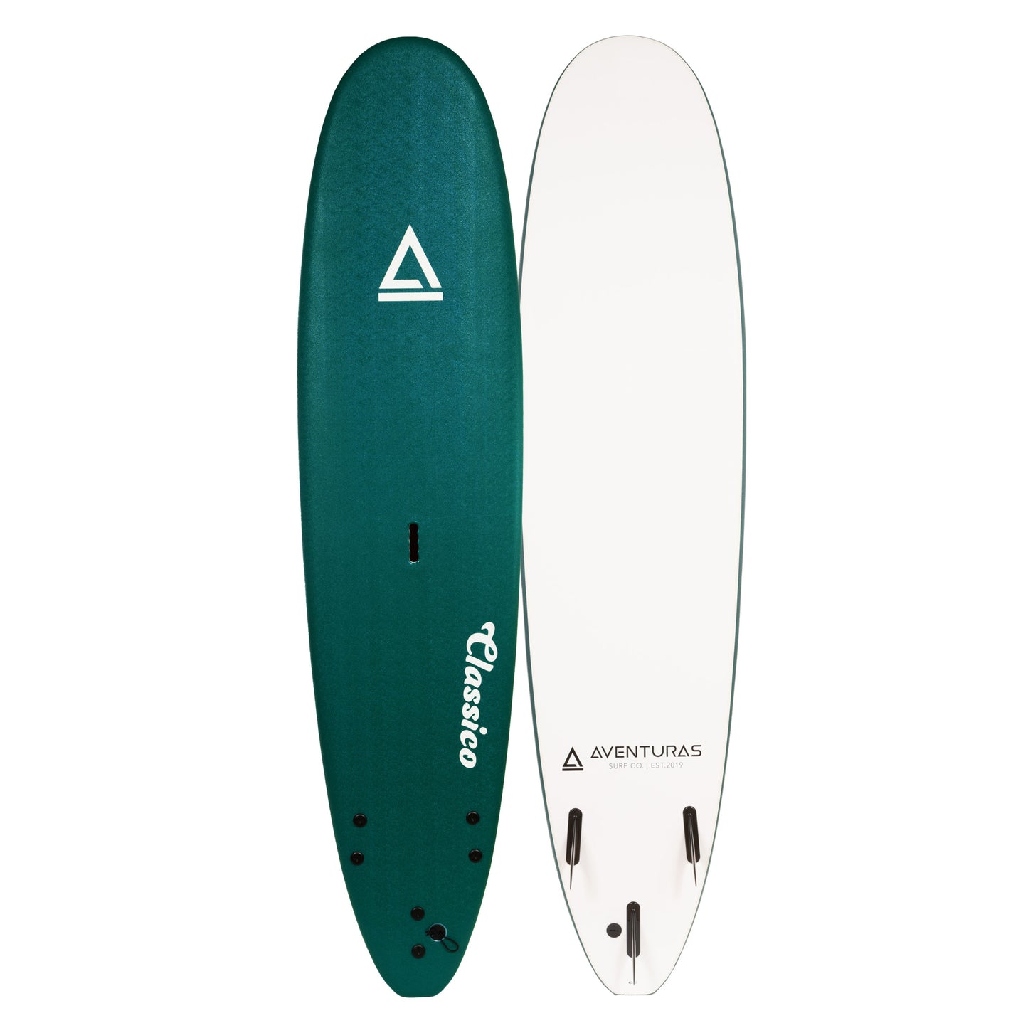 8'0" Classico Series Foam Longboard, Seaweed