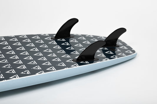6'6" HD Series Mid-Length Foam Surfboard, Azul Session