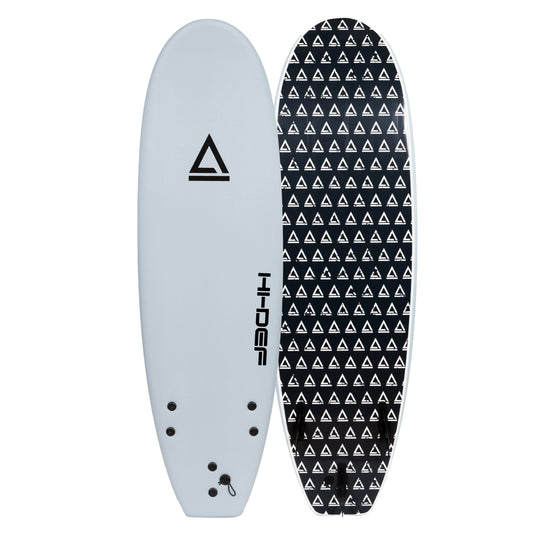 6'6" HD Series Mid-Length Foam Surfboard, Azul Session
