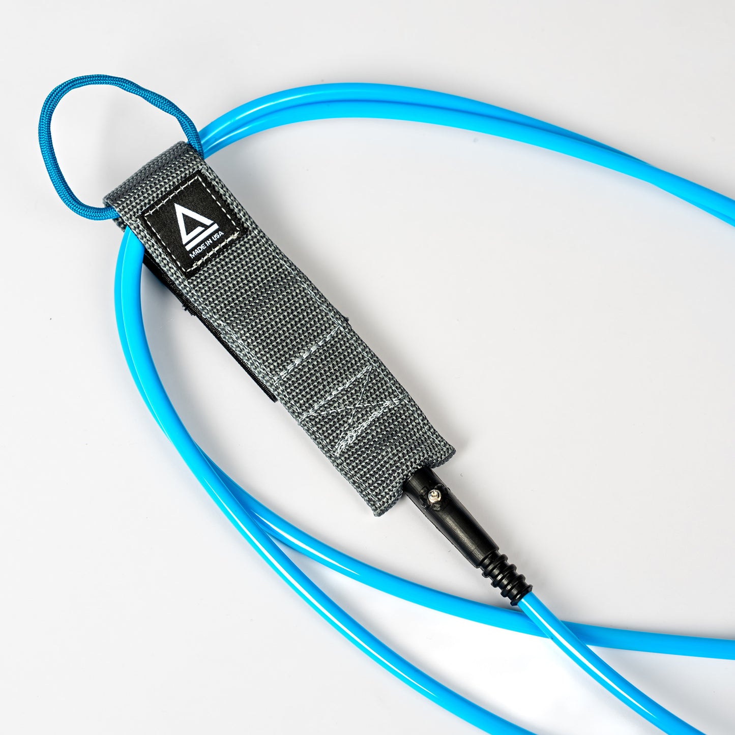 HD Surf Leash, 8 FT, Electric Ocean