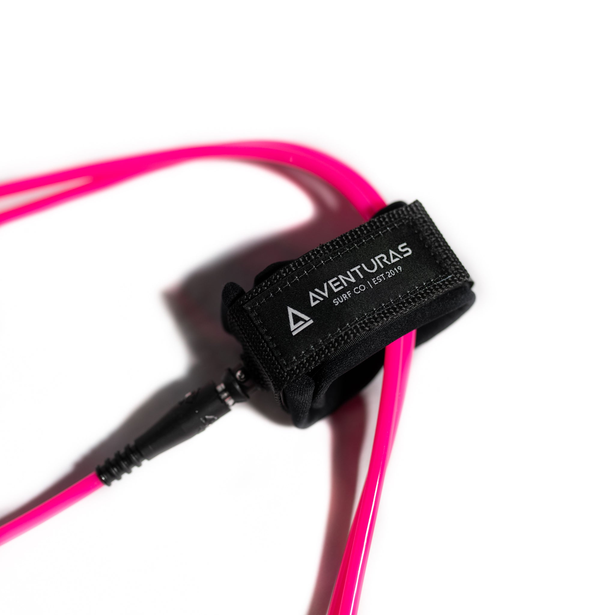 HD Surf Leash 10 FT Pink Lightning